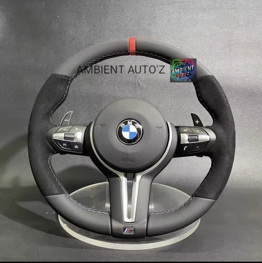 BMW M Sport Steering Wheel – Alcantara & Leather – Paddle Shifters - F SERIES