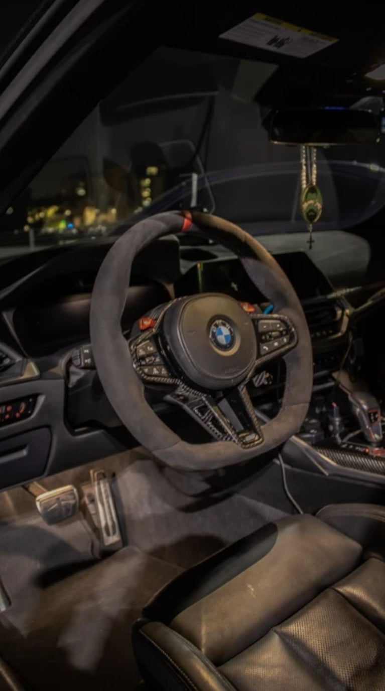 BMW Carbon Fibre&Alcantara Steering Wheel M3 M4 M5 G20 G80 G82 F40 F90
