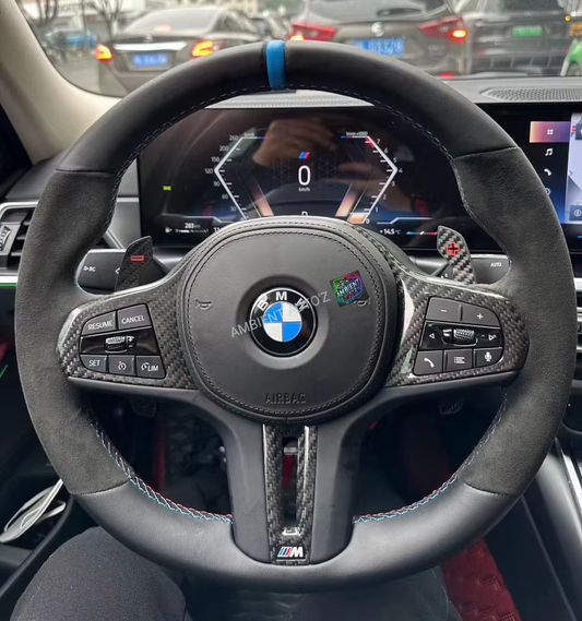 BMW Carbon Fibre&Alcantara Steering Wheel M3 M4 M5 G20 G80 G82 F40 F90