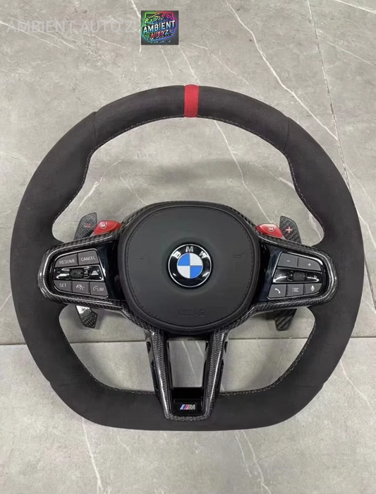 BMW Carbon Fibre&Alcantara Steering Wheel M3 M4 M5 G20 G80 G82 F40 F90