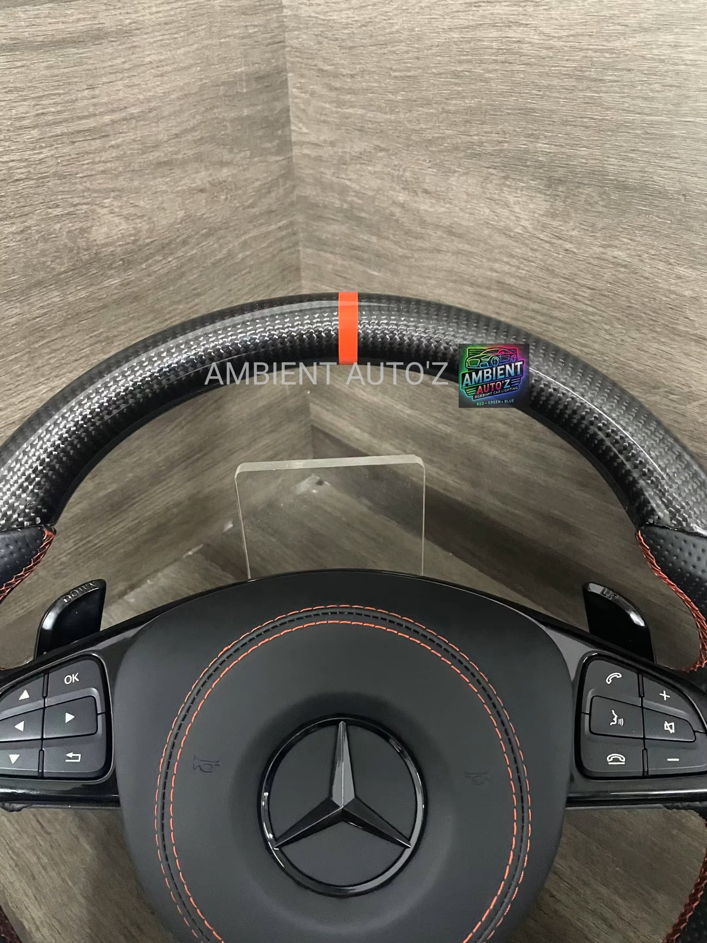 Mercedes AMG Steering Wheel Carbon Fibre & Leather  (COMPLETE SET) - ALL MODELS
